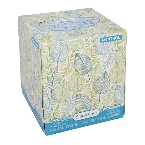 View SmartCare Tissues Menthol Scented,