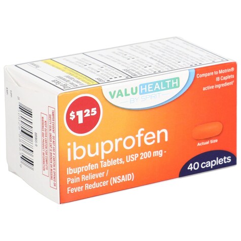 View Assured Ibuprofen Caplets, 40ct. Bottles