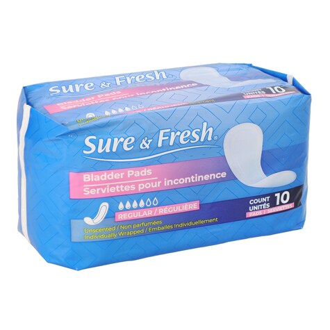 View Sure and Free Bladder Pads,