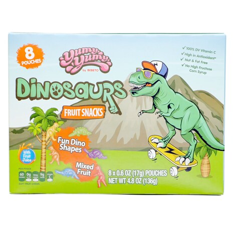View Dinosaurs Fruit Snacks, 8ct. 4.8