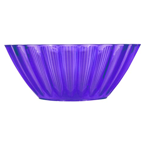 View Light Purple Wavy Plastic Bowls,