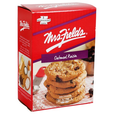 View Mrs. Fields Oatmeal Raisin Cookies,