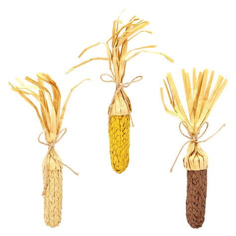 View Harvest Inspired Faux Corn Decorations,