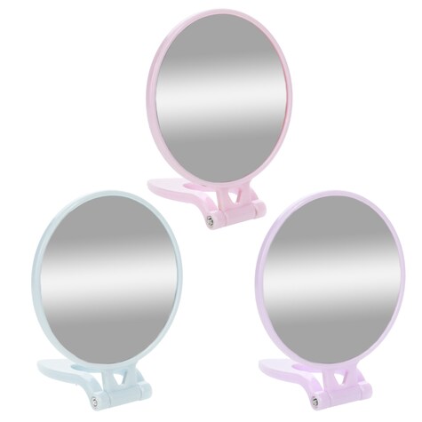 View Handheld Mirrors with Stands, 8.875x4.125