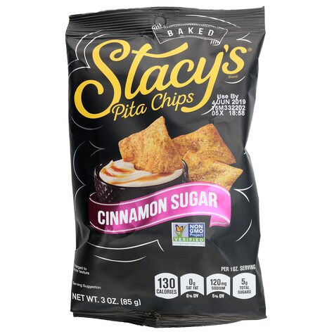 Bulk Stacy's Cinnamon Sugar Pita Chips, 3 oz. Bags Dollar Tree