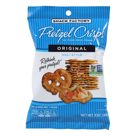 View Snack Factory Original Pretzel Crisps,