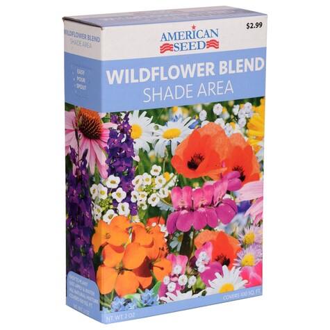 American Seed Wildflower Blend Shade Area, 2 oz. Boxes Dollar Tree