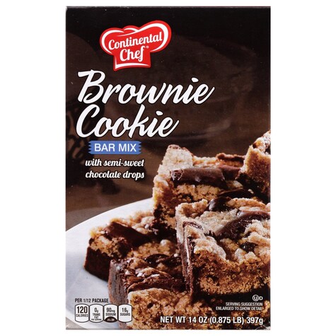 Bulk Continental Chef Brownie Cookie Mix 14 Oz Boxes Dollar Tree