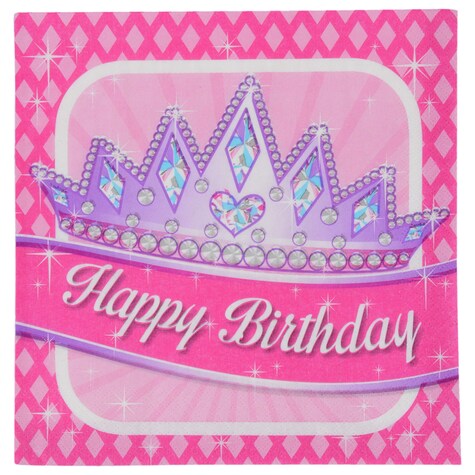 Bulk Princess 13 In Paper Lunch Napkins 20 Ct Packs Dollar Tree