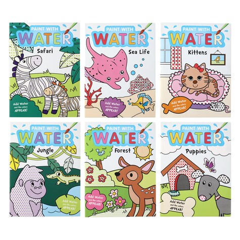 View Paint with Water Activity Books,