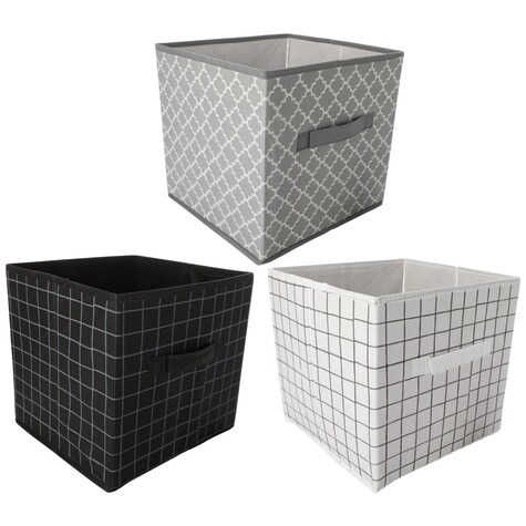 View Storage Tote Boxes with Handles,