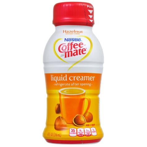 Bulk Nestle CoffeeMate Hazelnut Liquid Creamer, 8 oz. Bottles Dollar Tree