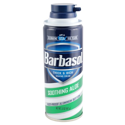 Bulk Barbasol Shaving Cream with Soothing Aloe, 5 oz. Cans Dollar Tree