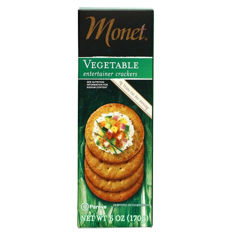 View Vegetable Entertainer Crackers, 6