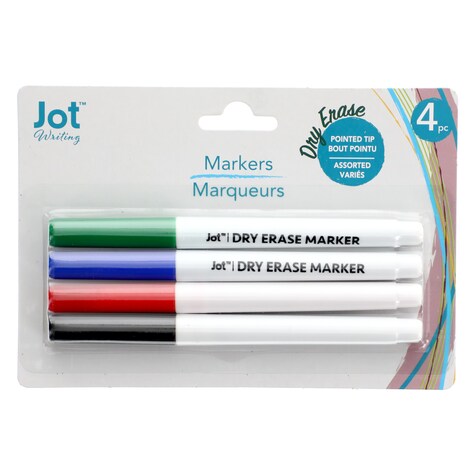 View Jot Dry Erase Markers, 4ct.