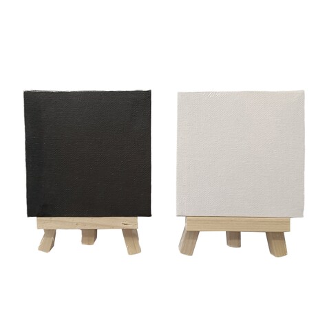View Mini Painter's Canvases with Easels,