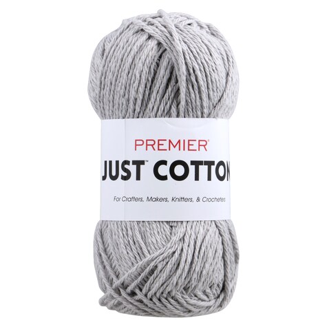 View Premier Just Gray Cotton Yarn,