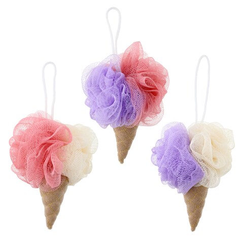 View Ice Cream Shaped Bath Sponges,