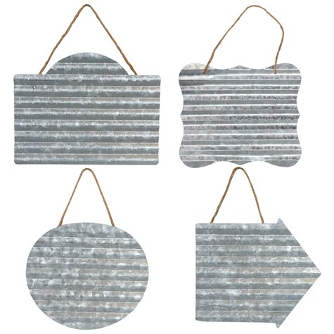 View Crafter's Square Hanging Galvanized Décor