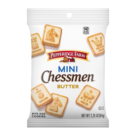 Pepperidge Farms Mini Chessmen Butter Cookies, 2.25 oz. Dollar Tree