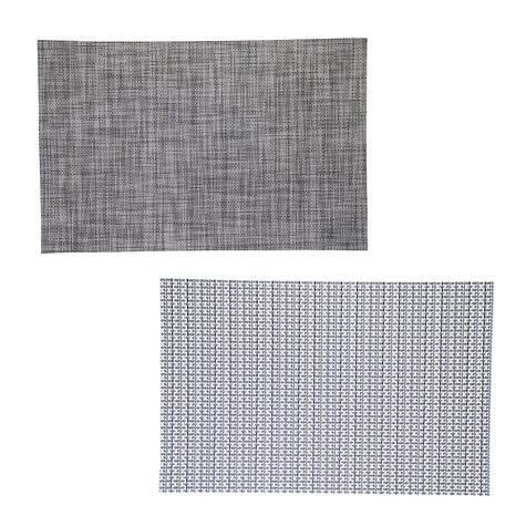Bulk Home Collection Gray Woven Placemats, 13.375x13.375 in. Dollar Tree