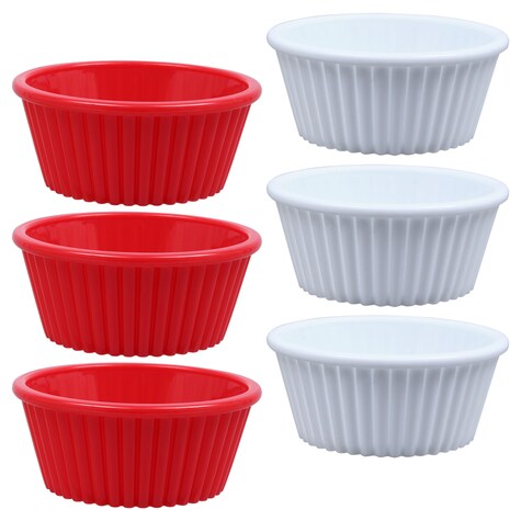View Solid Color Plastic Ramekins, 3ct.