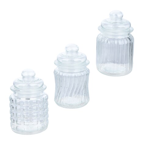 View Glass Candy Jars with TightSealing
