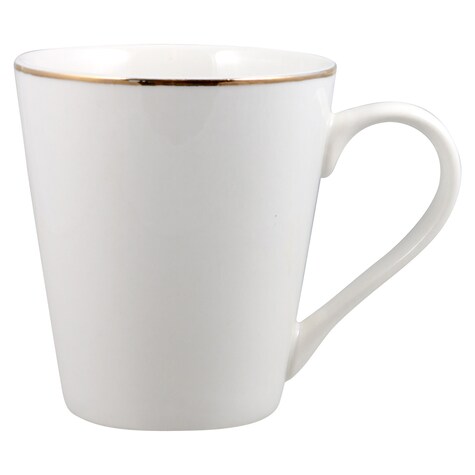 View Royal Norfolk GoldRimmed White Stoneware