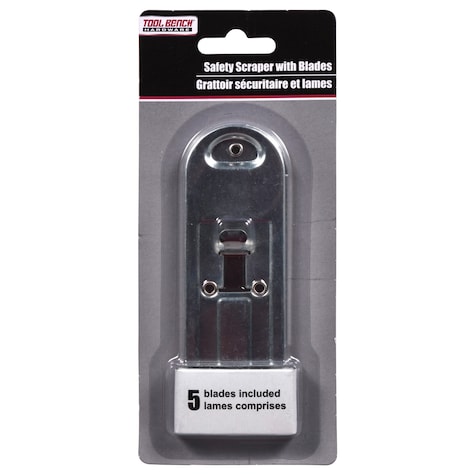 Tool Bench Hardware Metal Safety Scrapers, 4.125x1.625 in. Dollar Tree