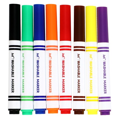 View Rainbow Washable Markers, 8ct. Boxes