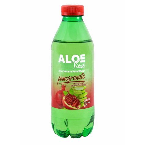 Bulk Aloe Vita Pomegranate Flavored Water, 16.9 oz. Bottles Dollar Tree
