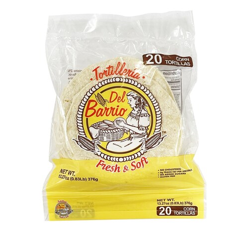 View Del Barrio Corn Tortillas, 24ct.