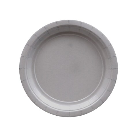 Bulk Gray Paper Party Plates, 7 in. Dollar Tree