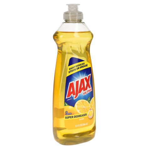 Ajax Super Degreaser Lemon Scented Dish Soap 14 Oz Bottles