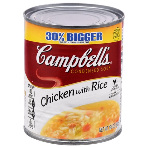 View Campbell's Chicken with Rice Soup,