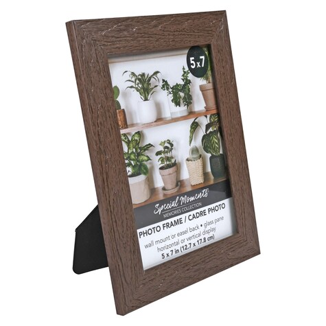 Bulk Special Moments Weathered Wood Grain Picture Frames, 5x7 in