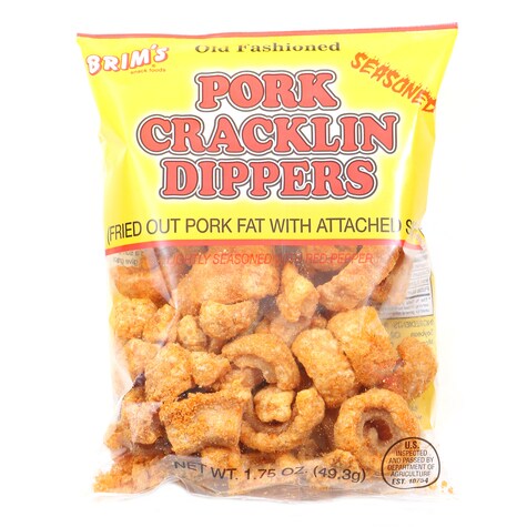 View Brim's Seasoned Pork Cracklin Dippers,