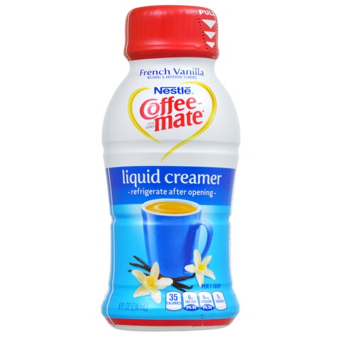 Bulk Nestle CoffeeMate French Vanilla Liquid Creamer, 8 oz. Bottles