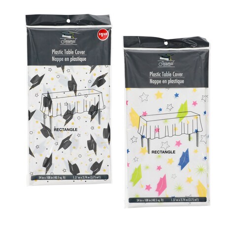 View Plastic Graduation Table Covers, 4.5x9ft.