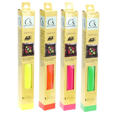 View Crafter's Square IronOn Neon Vinyl