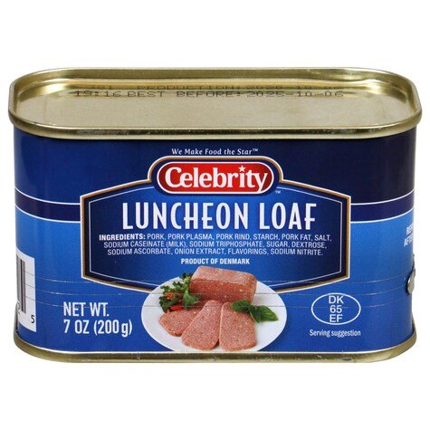 View Celebrity Luncheon Loaf, 7oz. Cans