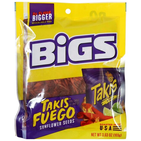 View Bigs Takis Fuego Flavored Sunflower