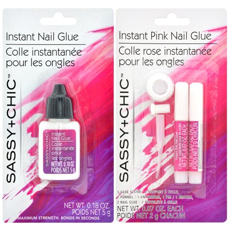 Bulk Sassy+Chic Instant Nail Glue, 0.18 oz. Bottles Dollar Tree