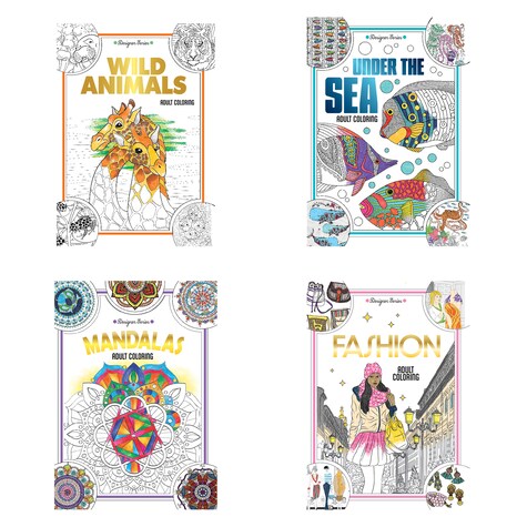 DESIGNER COLORING BOOKS visual data 2