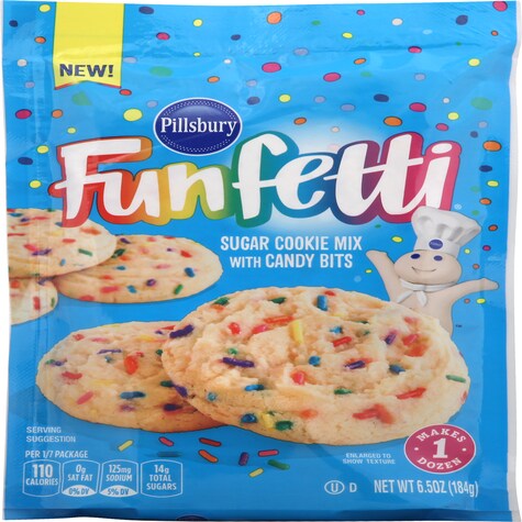 View Pillsbury Funfetti Sugar Cookie Mix,
