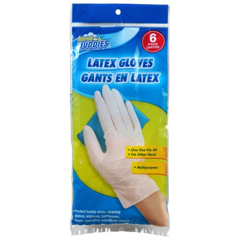View Scrub Buddies Latex Gloves, 6ct.