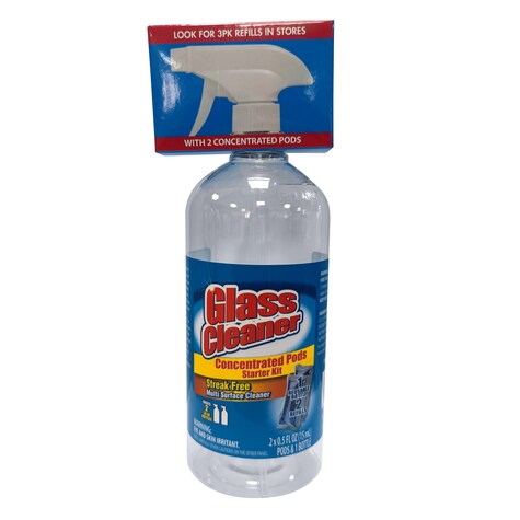 View Glass Cleaner Spray Bottle Kit