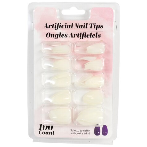 View Natural Looking Artificial Nail Tips,