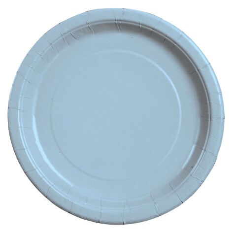 Light Blue Paper Party Plates, 9 in., 20ct. Packs