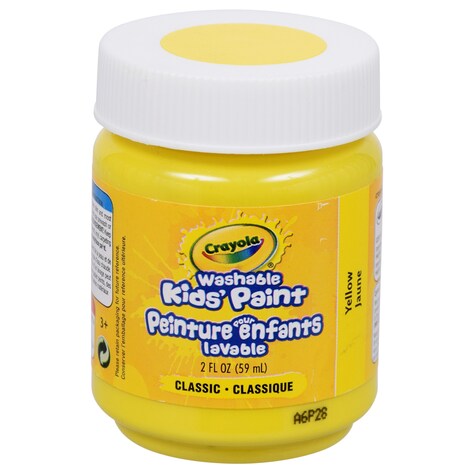 View Crayola Yellow Washable Kids Paint,